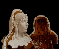 Caste and mold for sculpture of Lizzie Crozier French, by Alan LeQuire